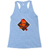 3d skull squad Racerback Tank