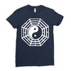 i ching ying and yang Ladies Fitted T-Shirt