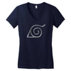 Hidden Leaf Village Symbol T-Shirt Women's V-Neck T-Shirt
