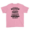 Super Cool Nanny Of A Freaking Awesome Granddaughter Youth Tee