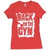 back in the gym Ladies Fitted T-Shirt