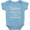i'm not here to talk Baby Onesie