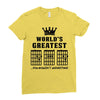 F Chord Dad Funny Guitar Ladies Fitted T-Shirt