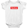 techno hypebeast Baby Bodysuit
