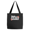 blessed aunitie with flower white color Tote Bags