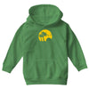 beach silhouette birds sand sunset Youth Hoodie
