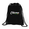 chicana with rose Drawstring Bags