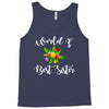 world's best sister with flowers. Tank Top