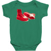 red skinhead bovver boots ideal birthday gift or present Baby Bodysuit