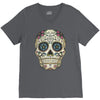 sugar skull V-Neck Tee
