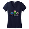 androids Women's V-Neck T-Shirt