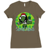 santa claws Ladies Fitted T-Shirt