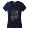 wolf princess warrior Women's V-Neck T-Shirt
