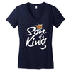 son of a king Women's V-Neck T-Shirt