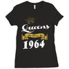 queens are born in 1964 Ladies Fitted T-Shirt