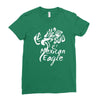 mexican eagle Ladies Fitted T-Shirt