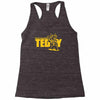 touchdown teddy Racerback Tank