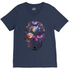 Colorful Skull V-Neck Tee