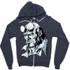 hellboy 6 Zipper Hoodie
