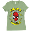 friendly neighborhood single man Ladies Fitted T-Shirt