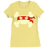 ninja pirate jolly roger Ladies Fitted T-Shirt