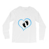 Baby Boy with Heart Any Name Customized Long Sleeve Shirts