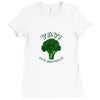 one cheer for broccoli Ladies Fitted T-Shirt