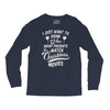 drink wine &amp; watch christmas movies Long Sleeve Shirts