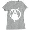 new v for vendetta logo Ladies Fitted T-Shirt