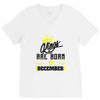 Kings Are Born In December V-Neck Tee