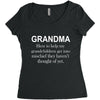 grandma Women's Triblend Scoop T-shirt