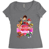 paw patrol birthday girl grandpa Women's Triblend Scoop T-shirt
