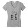 you stole my heart 3 Women's V-Neck T-Shirt