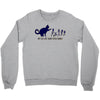 my cat ate your stick family Crewneck Sweatshirt