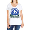 camping for life;Husband and wife Ladies Curvy T-Shirt
