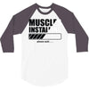 muscles installing 3/4 Sleeve Shirt