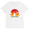 Samurai Sunset V-Neck Tee