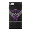 my hero is now my angel pancreatic cancer awareness iPhone 7 Case