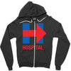 hillary hospital Zipper Hoodie