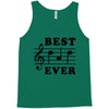 Best Dad Ever Funny Music Note Tank Top