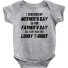 I Screwed Mothers Day So Fathers Day Lousy Tshirt Baby Bodysuit