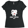 First Tooth Date Women's Triblend Scoop T-shirt