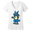 aura peeker Women's V-Neck T-Shirt