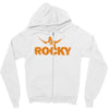 new rocky balboa stallone dark blue logo movie Zipper Hoodie