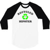 recycled hipster 3/4 Sleeve Shirt
