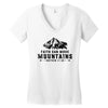 Faith Can Move Mountains Women's V-Neck T-Shirt