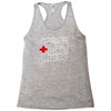 safety first drink with a nurse Racerback Tank