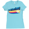 public service announcement Ladies Fitted T-Shirt