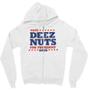 vote deez nuts Zipper Hoodie