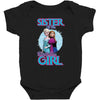 sister of the birthday girl Baby Bodysuit